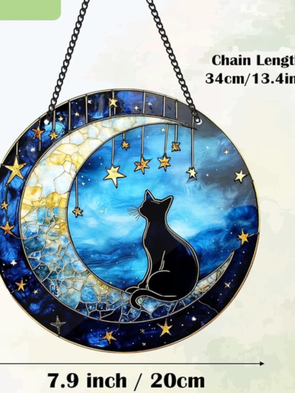 Black Cat Sun Catchers ...2 count  NEW